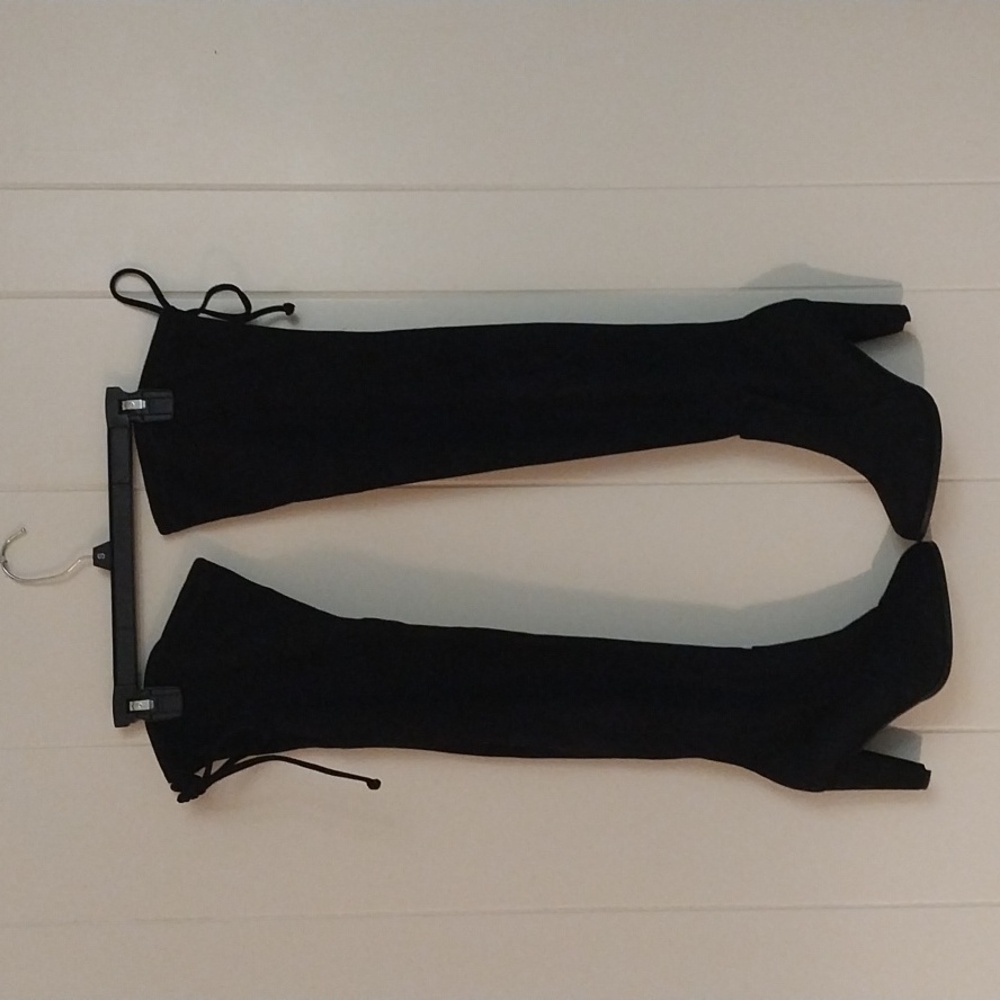 CCM black over the knee boots size 7.5 M